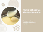 Mleczko kokosowe skondensowane roślinne wege bez laktozy bezglutenowe 360ml