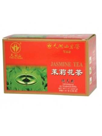 Herbata Zielona Jaśminowa Ekspresowa Azjatycka w Torebkach Tian Hu Shan 40G